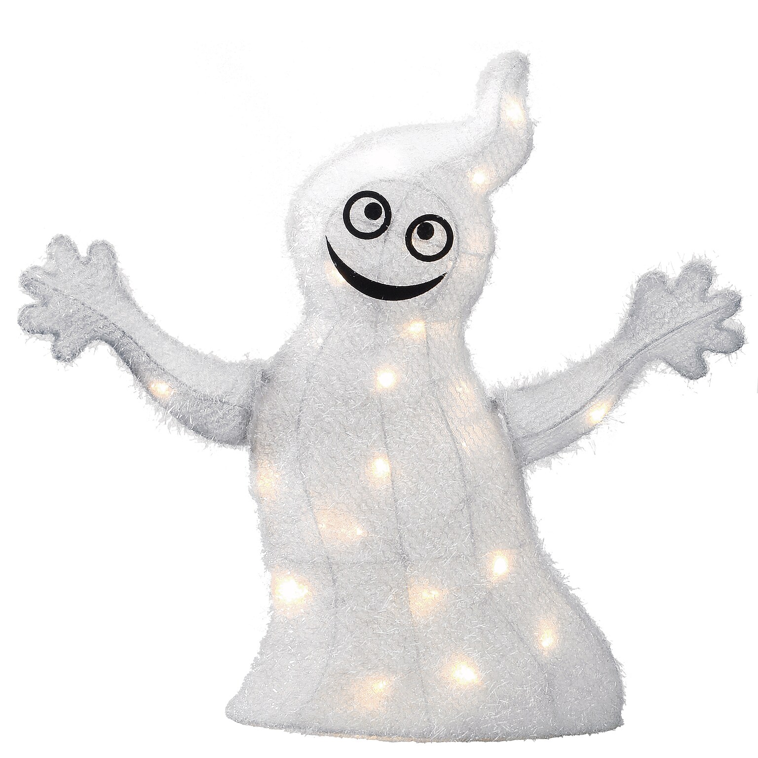 National Tree Company 18 Pre-Lit Smiling Ghost (MZ17-6725)