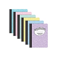Better Office Composition Notebooks, 7.5 x 9.75, Wide Ruled, 80 Sheets, 6/Pack (25266-6PK)