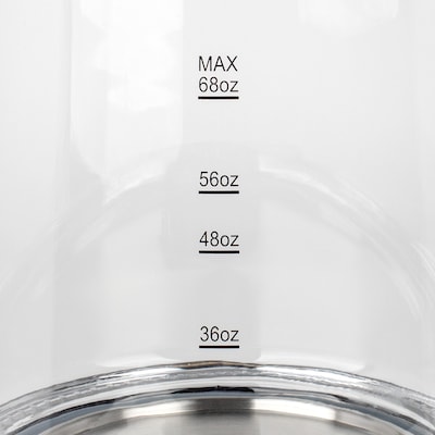 Capresso H20 Select 8.5-Cup Glass Kettle, Clear (244.05)