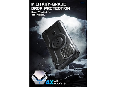 SUPCASE Unicorn Beetle MAG XT Rugged Case for iPhone 15 Pro Max, Shock-Absorbing, Black (SPH23MX67MGXTBK)