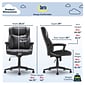 Serta Bonded Leather Executive Chair, Black (CHR200097)