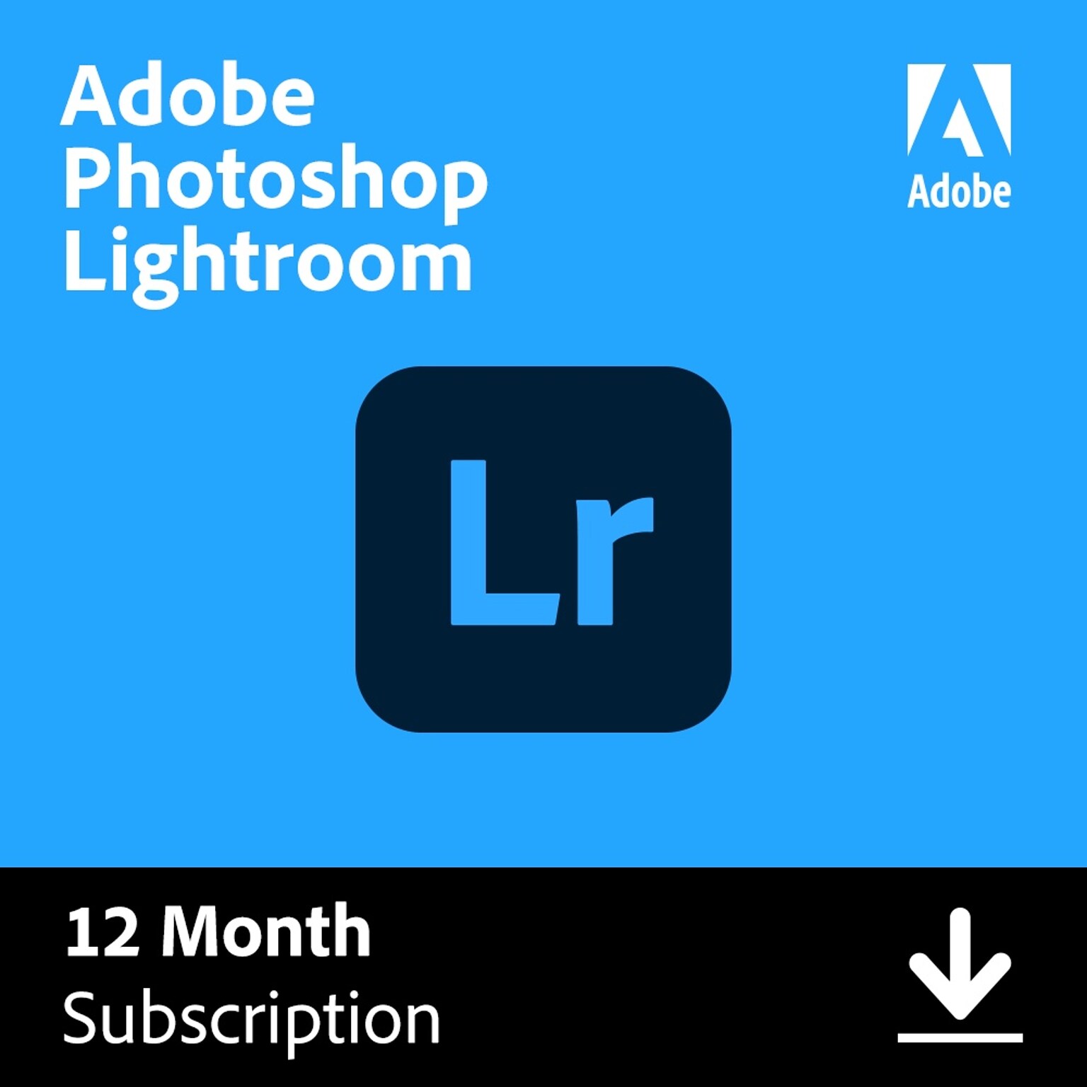Adobe Lightroom for 1 User, Windows and Mac, Download (30007014)