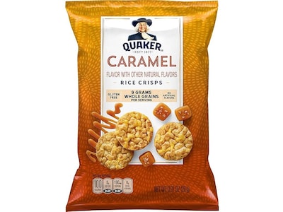 Quaker Gluten Free Sweet and Savory Mix Rice Crisps, 12.02 oz., 15 Bags/Box (57840)