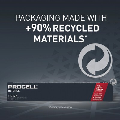 Procell 123 Lithium Battery, 12/Pack (PL123BKD)