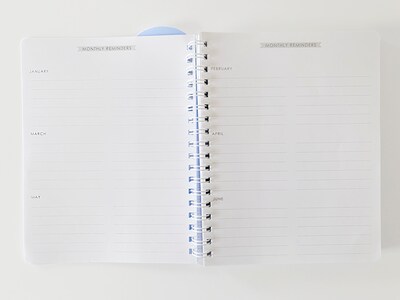 Carolina Pad Noted Premium 1-Subject Professional Notebooks, 7.38" x 9.5", College Ruled, 100 Sheets, Assorted Colors (13008)