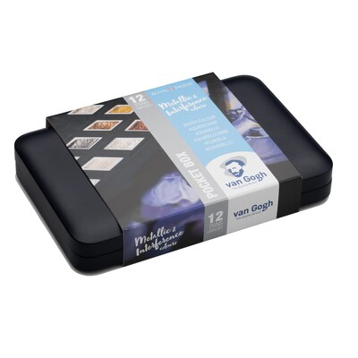 Talens Van Gogh Specialty Selection Metallic Watercolor Paint, Assorted Colors (VNG20808640)