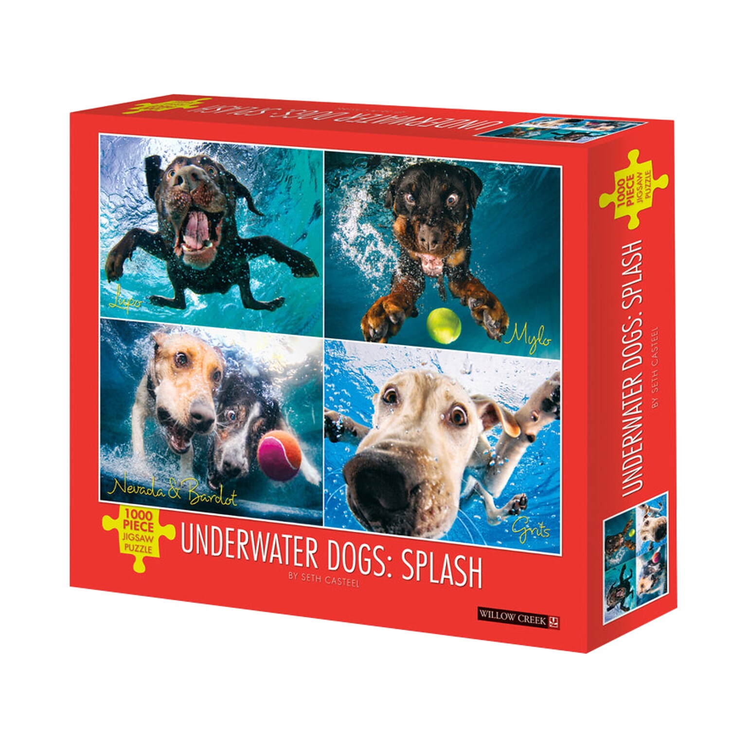 Willow Creek Underwater Dogs: Splash 1000-Piece Jigsaw Puzzle (39996)