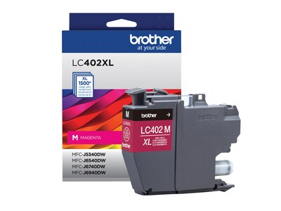 Brother LC402XL Magenta High Yield Ink Cartridge, Prints Up to 1,500 Pages (LC402XLMS)