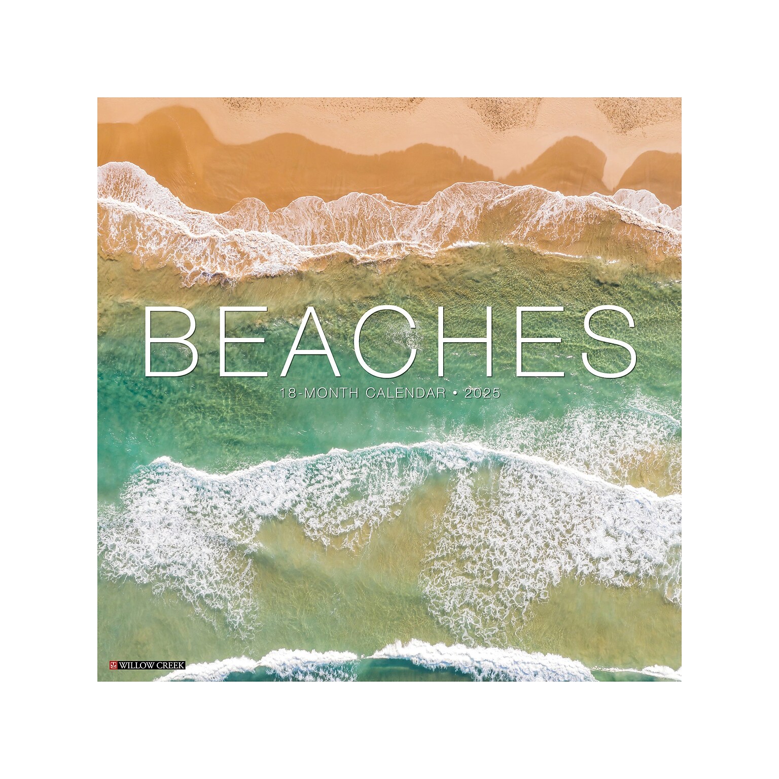 2025 Willow Creek Beaches 12 x 12 Monthly Wall Calendar (41628)