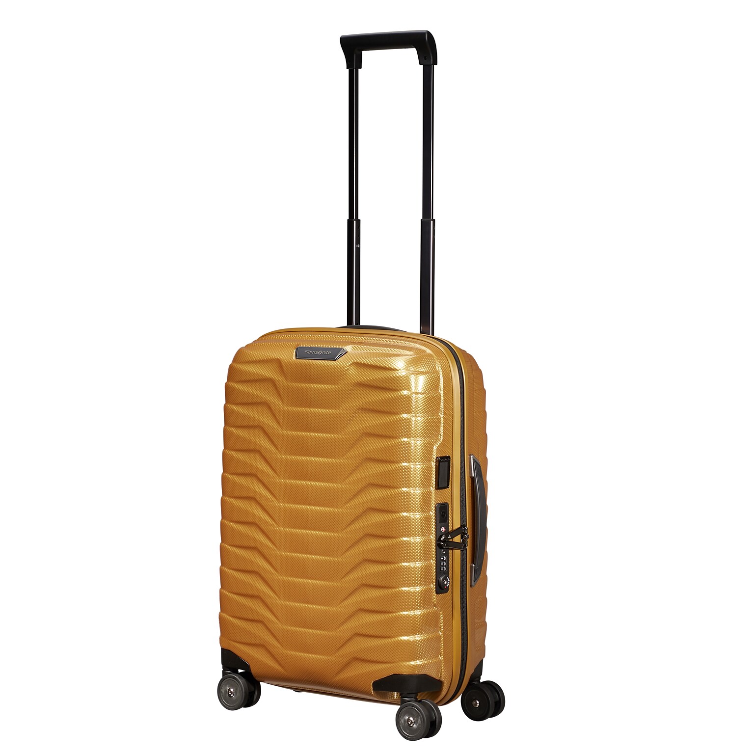 Samsonite Proxis 22 Hardside Carry-On Suitcase, 8-Wheeled Spinner, Honey Gold (141845-6856)