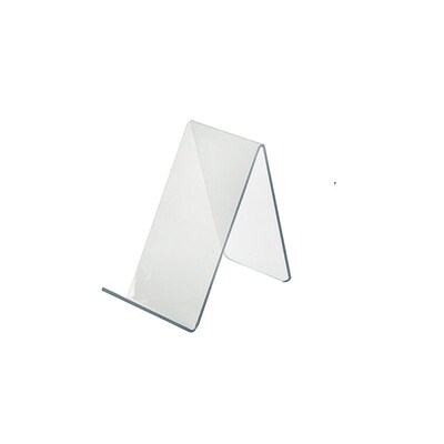 Azar Displays 2.5"W x 5"D x 4.125"H Easel Display. Front Lip: 1.25"H, 10-Pack (515415)