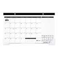 2024 AT-A-GLANCE 17.25 x 11 Monthly Desk Pad Calendar, White/Black (SK14-00-24)