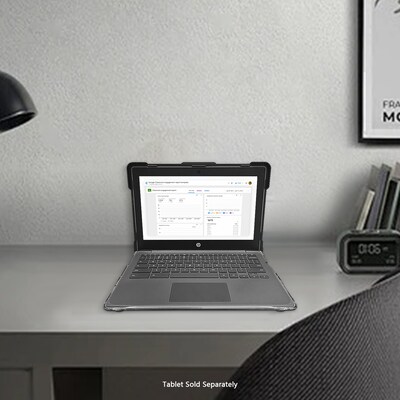 SaharaCase Venture Series Heavy Duty Case for HP Chromebook G8/G9 EE 11.6-inch, Shock-Absorbing, Clear/Black (LT00114)