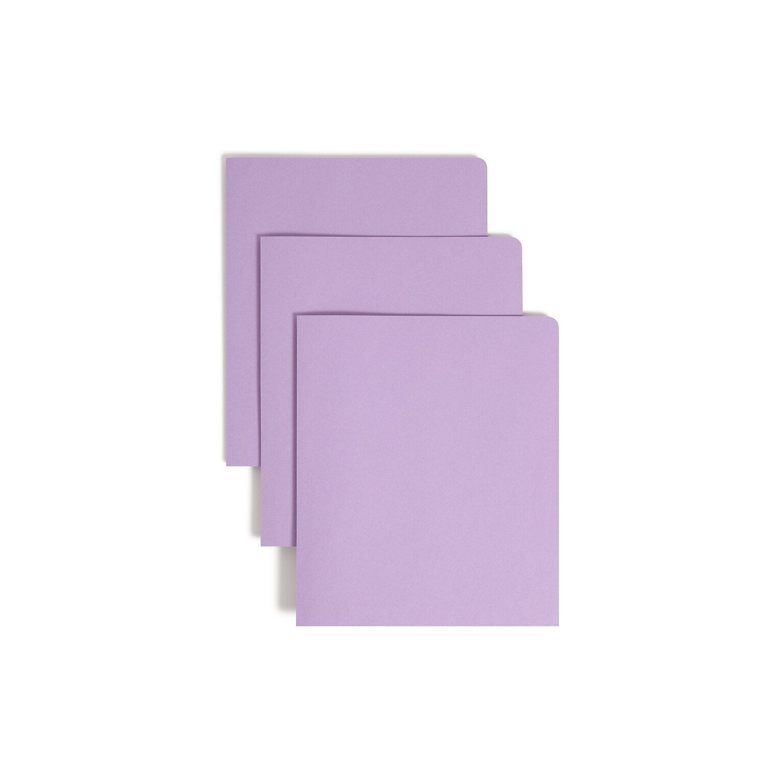 Smead 2-Pocket Heavy Duty Folders, Lavender, 25/Box (87865)