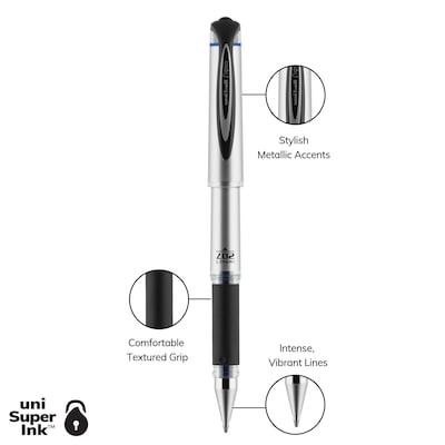uniball Gel Impact Pen, Bold Point, 1.0 mm, Assorted Metallic Ink, 4 Count  