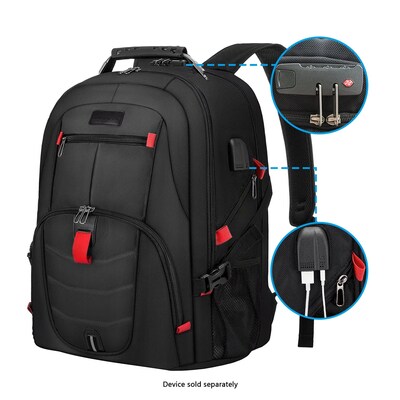 SaharaCase All-in-One Laptop Backpack, Large, Black (LT00085)