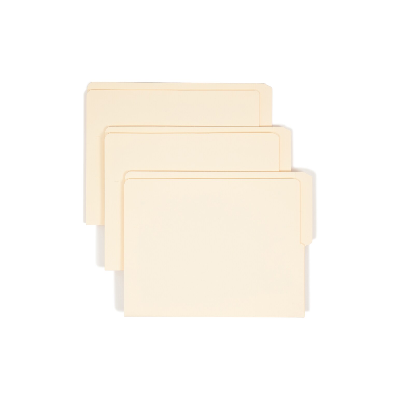 Smead Recycled End Tab File Folder, Straight Cut, Letter Size, Manila, 100/Box (24127)
