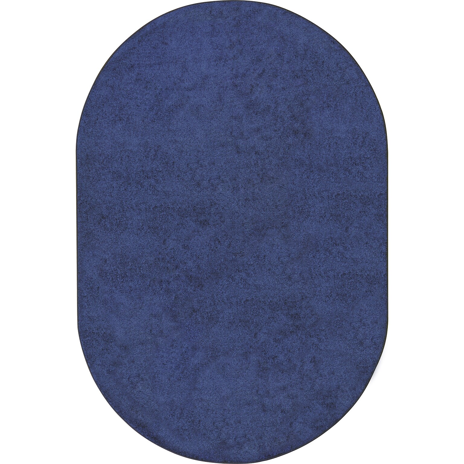 Joy Carpets Endurance Polyester 12 x 76 Oval Machine Tufted Rug, Midnight (80SS-03)