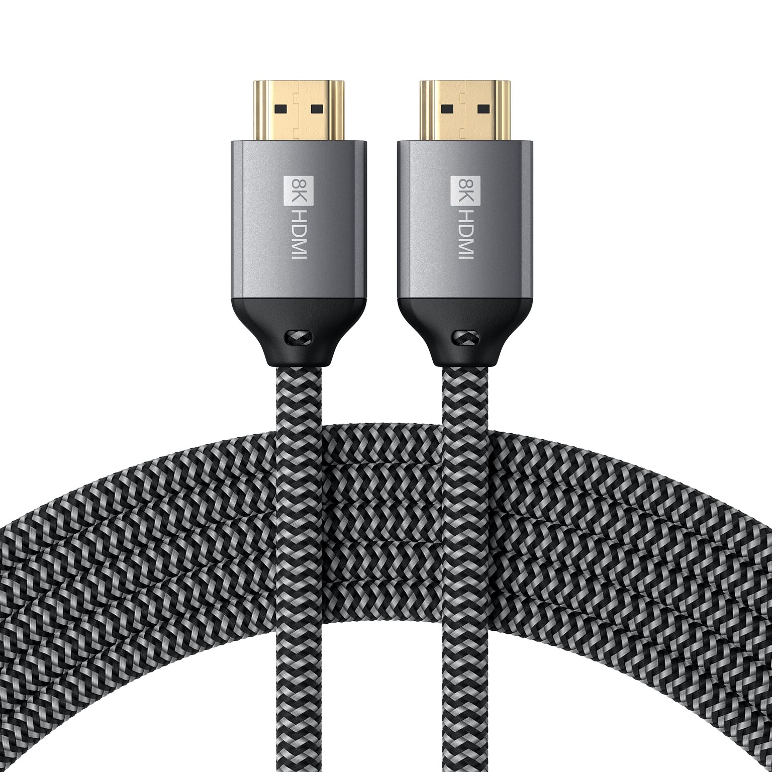 Satechi 6.56 HDMI to HDMI Video Cable, Male to Male, Space Gray (ST-8KHC2MM)