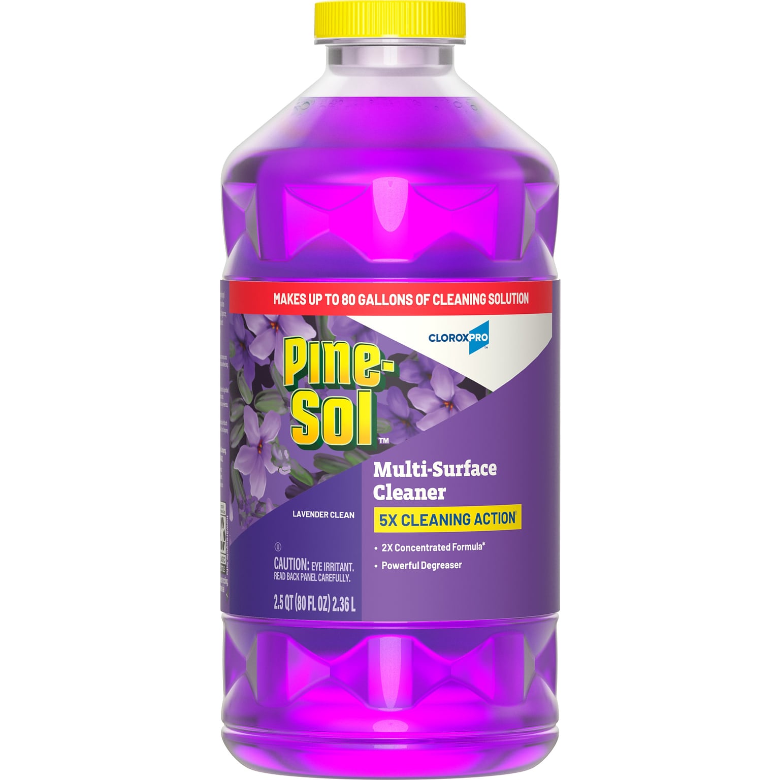 Pine-Sol Multi-Surface Cleaner, Lavender Clean Scent, 80 fl. oz. (60608)