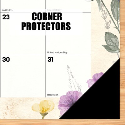 2026-2027 Willow Creek 22" x 17" Academic Monthly Desk Pad Calendar, Botanical Garden (66003)