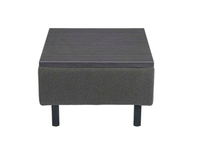 Safco Movvi 24W x 24D Laminate Side Table, Black (MITBL1DT08ASNT)