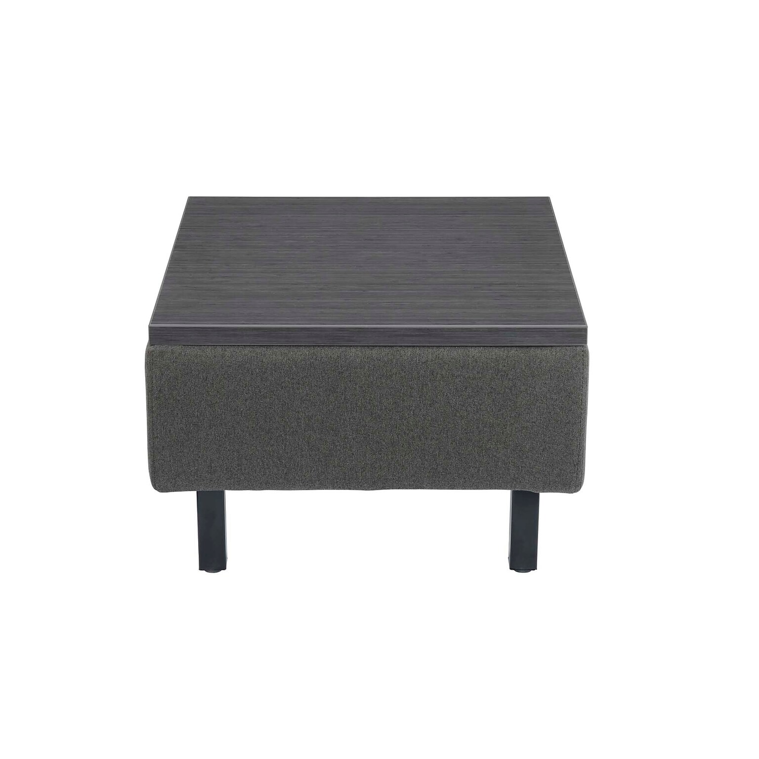 Safco Movvi 24W x 24D Laminate Side Table, Black (MITBL1DT08ASNT)