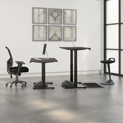 Bush Business Furniture Move 60 Series 27''-47'' Adjustable Standing Desk, Storm Gray (M6S6030SGBK)