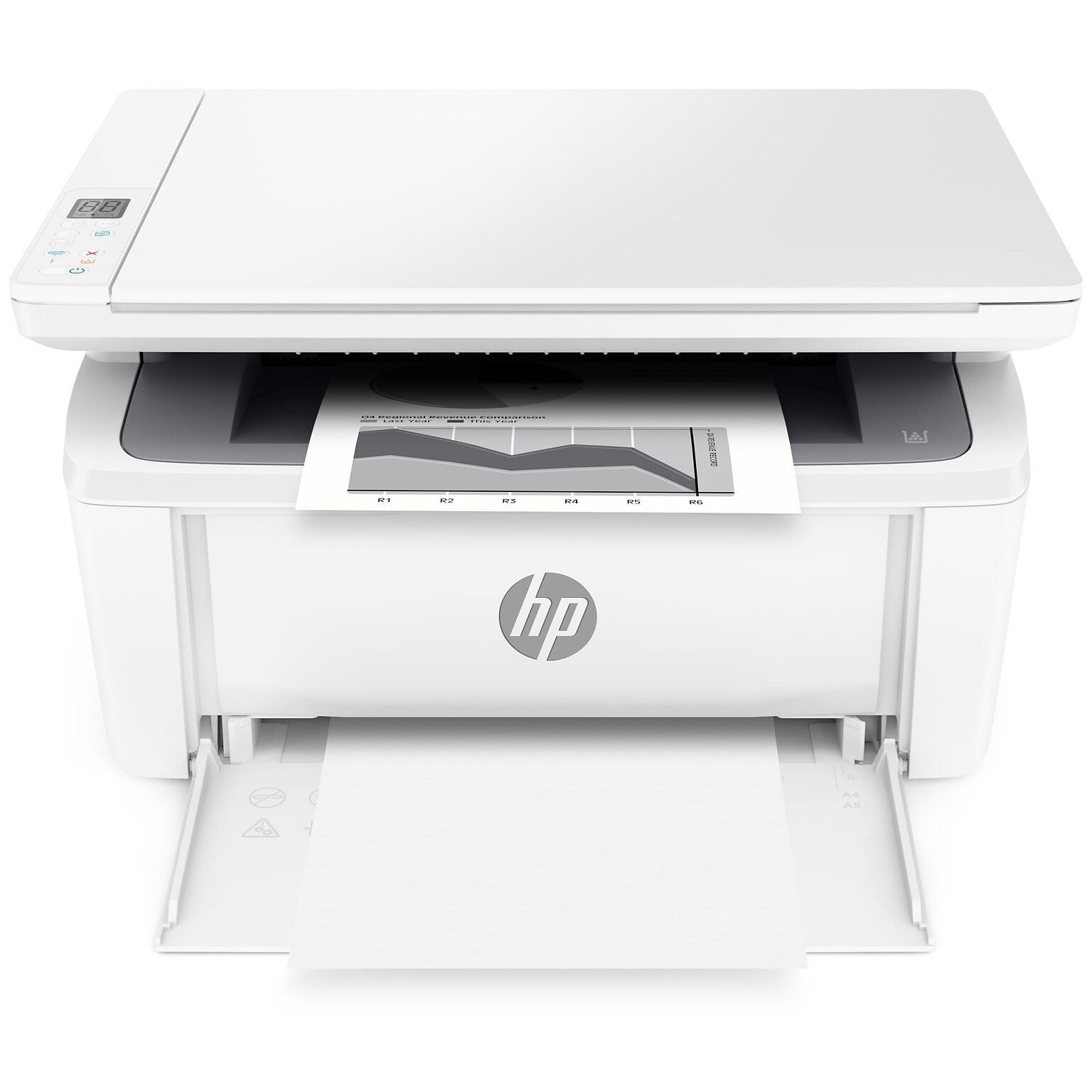 HP LaserJet MFP M140w Wireless Black & White All-in-One Laser Printer, Scanner, Copier, Best for Home Office (7MD72F)