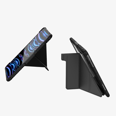 SaharaCase Heavy Duty Folio Case for 13" Apple iPad Pro M4 (2024), Scorpion Black (TB00378)