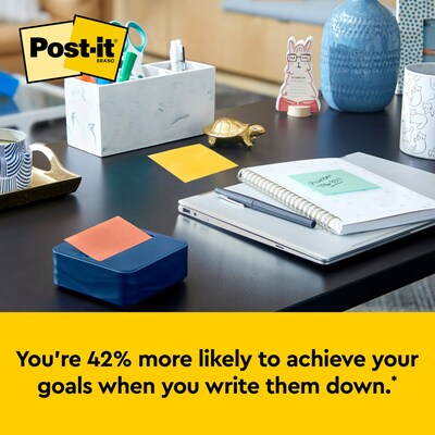 Post-it Pop-up Notes, 3" x 3", Beachside Café Collection, 100 Sheets/Pad, 12 Pads/Pack (R330-12AP)
