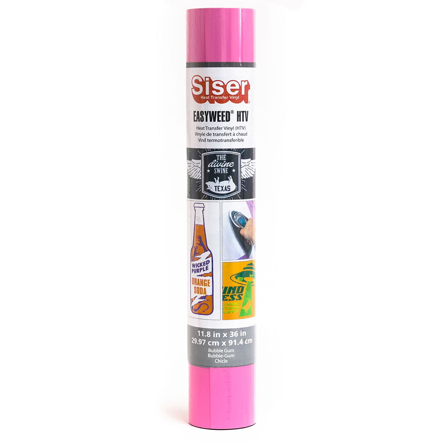Siser Easyweed Die Cutting HTV Heat Transfer Vinyl, 36, Bubble Gum (SIRMIEW1183679)