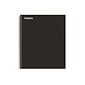 Staples 5-Subject Notebook, 8.5" x 11", College Ruled, 200 Sheets, Black (TR58363)