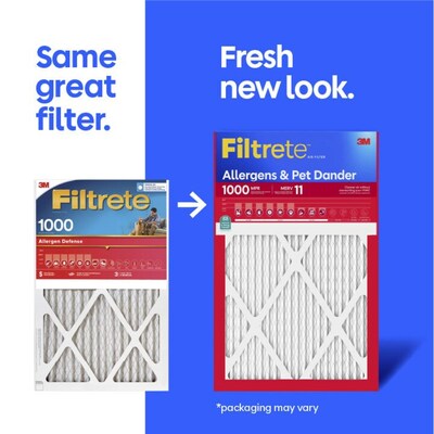 Filtrete Allergen Defense 20" x 25" x 1" Pleated Air Filter, MERV 11 (9803-4)