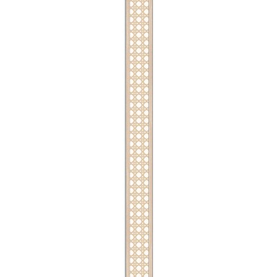 Carson Dellosa Education True to You Straight Bulletin Board Borders, 3" x 3', Woven Cane, 6/Bundle (CD-108525-6)