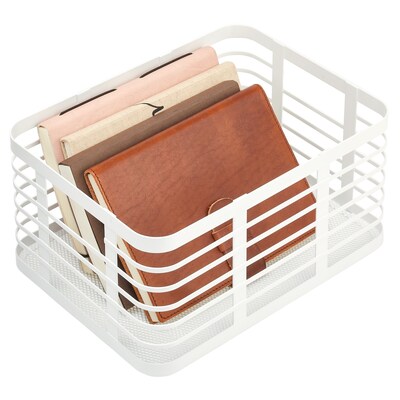iDesign Steel Organizer, Matte White (25931)