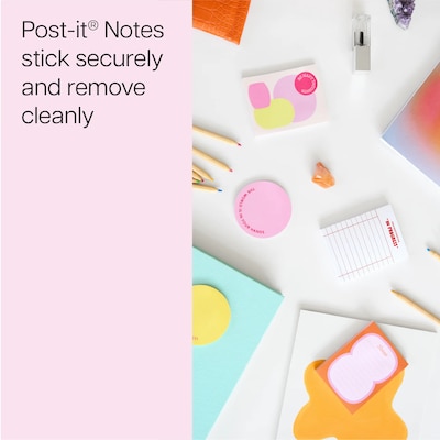 Post-it Mini List Notes, 2.9" x 3.8", 75 Sheets/Pad (SPE-34P-6)