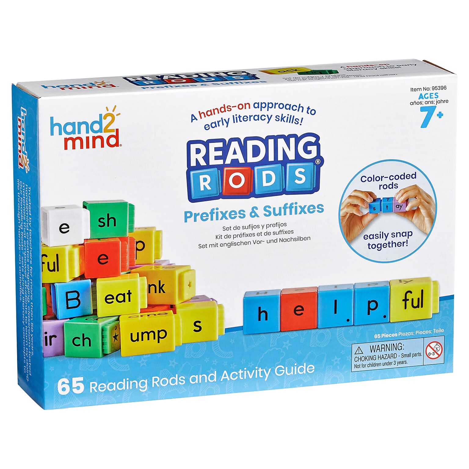 hand2mind Reading Rods Prefixes & Suffixes (95396)