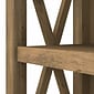 Bush Furniture Key West 66"H 5-Shelf Bookcase with Adjustable Shelves, Reclaimed Pine Laminated Wood (KWB132RCP-03)