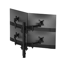 Atdec Adjustable Quad-Arm Monitor Mount, Up to 30 Monitor, Black (AWMS-4-4675-H-B)