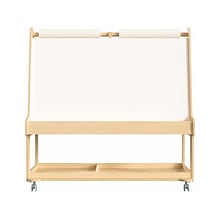 Flash Furniture Bright Beginnings 4-Person Art Station, 48, Natural Birch Plywood (MK-ME16621-GG)