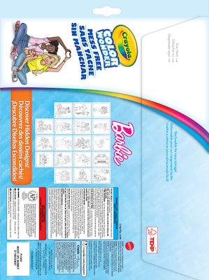 Crayola Barbie Color Wonder Coloring Book, 18 Pages (75-2859)