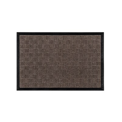 Floortex Doortex Ribmat Indoor / Outdoor Entrance Mat, 60 x 36, Brown (NREMFLLV0107)
