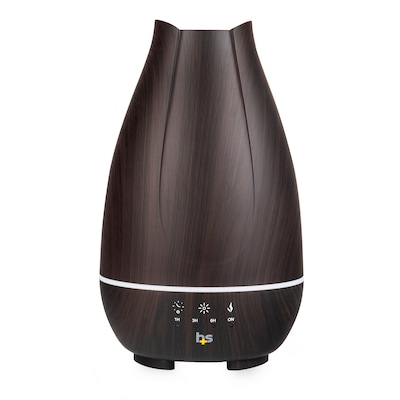HealthSmart Evaporative Cool Mist Tabletop Humidifier, 500mL, Brown (40-500-037)