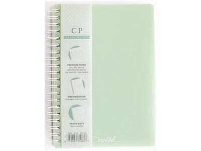 Carolina Pad Noted Executive Professional Notebook, 5.25" x 7", College-Ruled, 100 Sheets, Assorted Colors (35083)