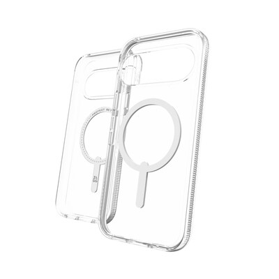 Zagg Crystal Palace Snap Phone Case for Google Pixel 10/10 Pro, Shock Absorbing, Clear (702318426)