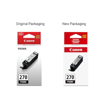 Canon 270 Pigment Black Standard Yield Ink Cartridge (0373C001)