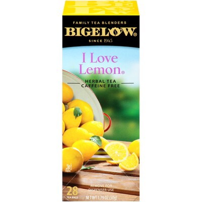 Bigelow I Love Lemon Tea Bags, 28/Box (003991)