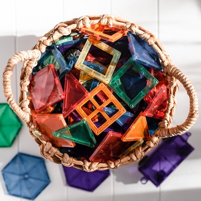 Connetix Magnetic Tiles Rainbow Mega Pack, 212 Pieces (CNTR00212ME)