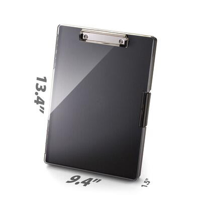 Officemate Plastic Storage Clipboard Legal Size, Black (OIC83395)